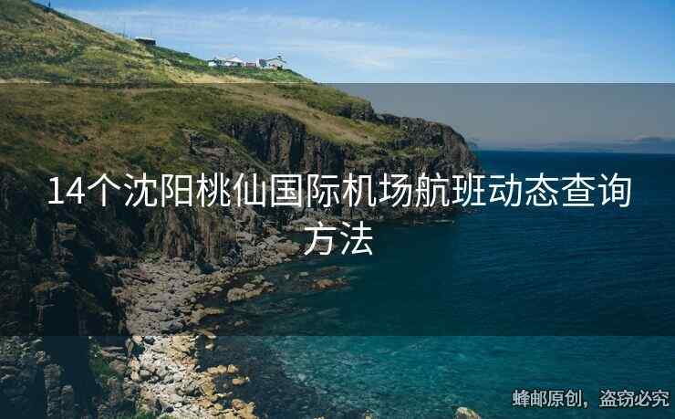 14個(gè)沈陽桃仙國(guó)際機(jī)場(chǎng)航班動(dòng)態(tài)查詢方法