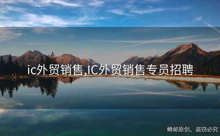 ic外貿(mào)銷售,IC外貿(mào)銷售專員招聘
