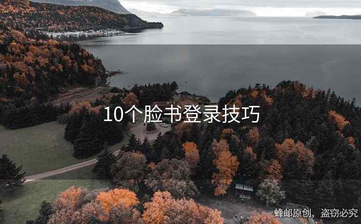 10個(gè)臉書登錄技巧