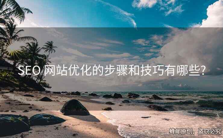 SEO?網(wǎng)站優(yōu)化的步驟和技巧有哪些?