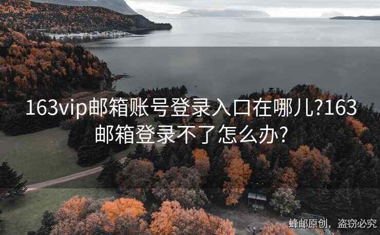 163vip郵箱賬號登錄入口在哪兒?163郵箱登錄不了怎么辦?