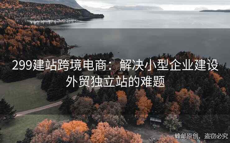 299建站跨境電商：解決小型企業(yè)建設(shè)外貿(mào)獨(dú)立站的難題