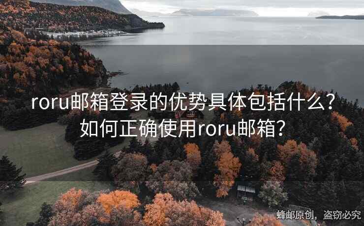 roru郵箱登錄的優(yōu)勢(shì)具體包括什么？如何正確使用roru郵箱？