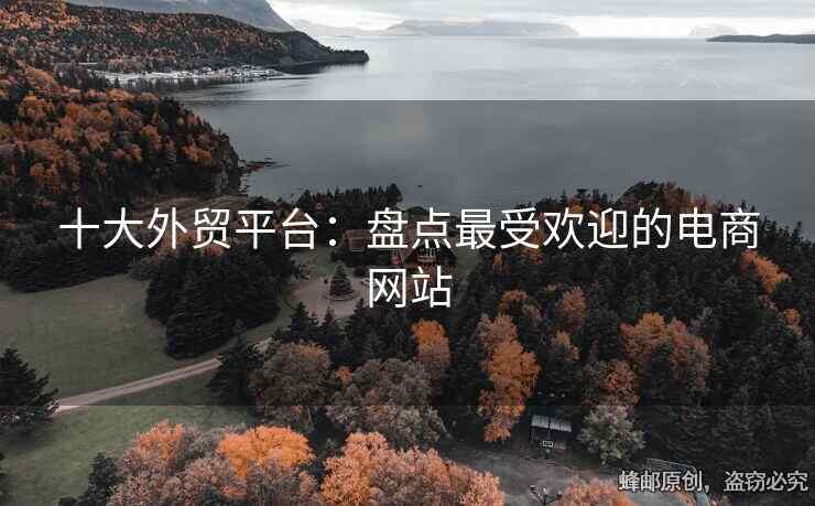 十大外貿(mào)平臺(tái)：盤點(diǎn)最受歡迎的電商網(wǎng)站