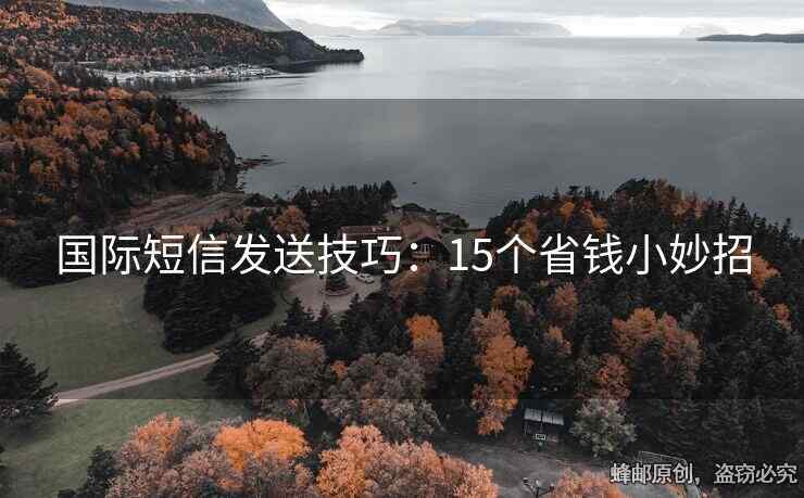 國際短信發(fā)送技巧：15個省錢小妙招