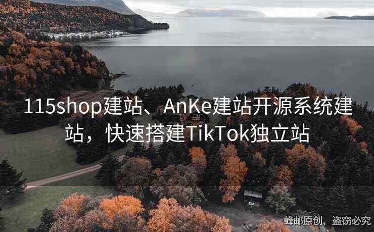 115shop建站、AnKe建站開源系統(tǒng)建站，快速搭建TikTok獨立站