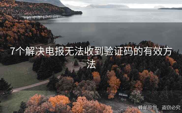7個解決電報無法收到驗證碼的有效方法