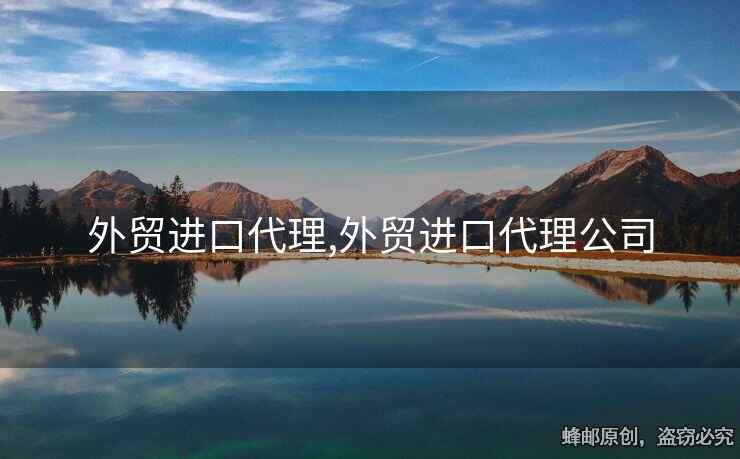 外貿(mào)進(jìn)口代理,外貿(mào)進(jìn)口代理公司