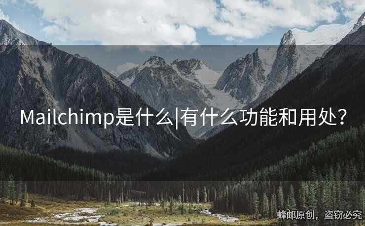 Mailchimp是什么|有什么功能和用處？
