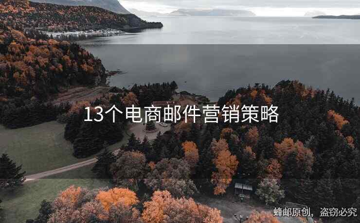 13個(gè)電商郵件營(yíng)銷策略