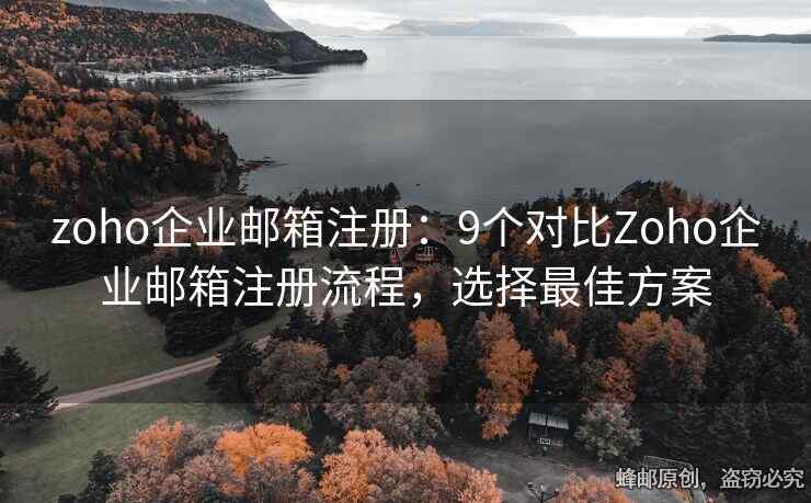 zoho企業(yè)郵箱注冊：9個對比Zoho企業(yè)郵箱注冊流程，選擇最佳方案