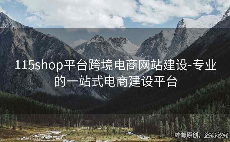 115shop平臺(tái)跨境電商網(wǎng)站建設(shè)-專業(yè)的一站式電商建設(shè)平臺(tái)