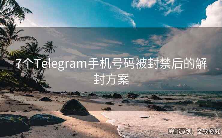 7個Telegram手機(jī)號碼被封禁后的解封方案