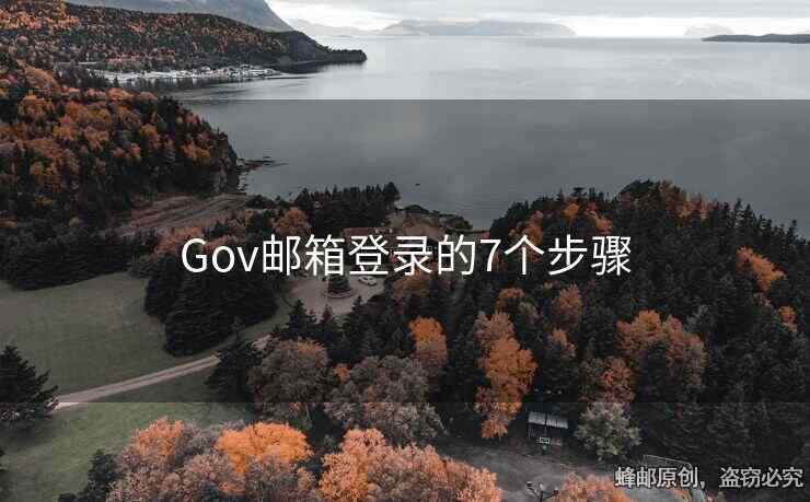 Gov郵箱登錄的7個步驟