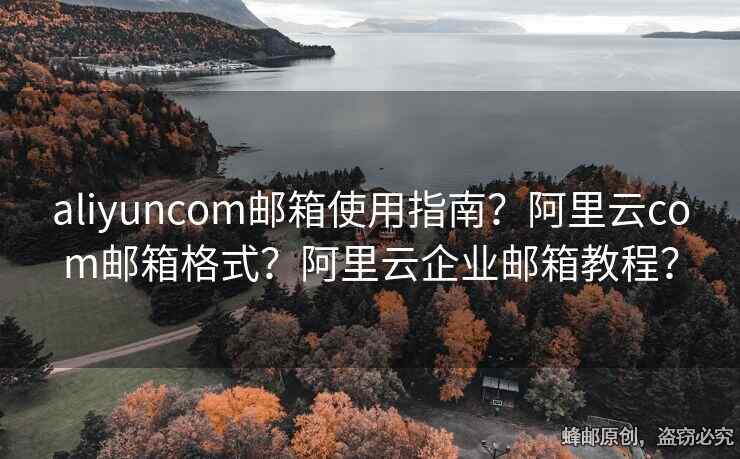 aliyuncom郵箱使用指南？阿里云com郵箱格式？阿里云企業(yè)郵箱教程？